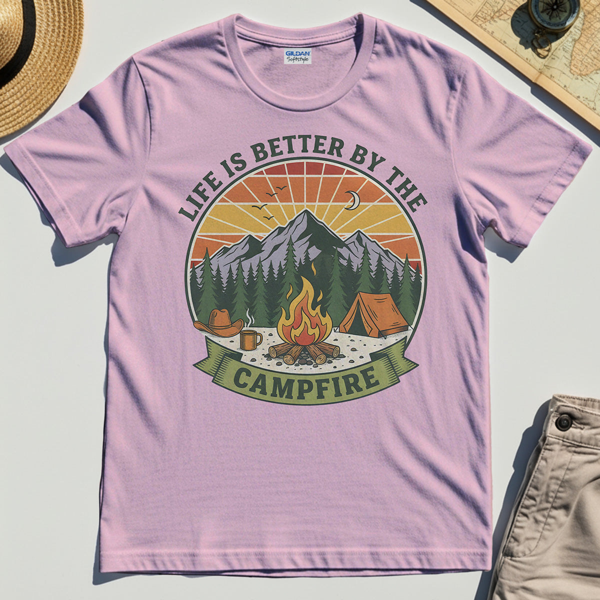 Life Is Better By The Campfire T-Shirt 6