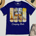 Van Life and Campfire Graphic Tee, Watercolor Campfire and Tent Graphic T-Shirt For Outdoor Lovers 3