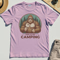 Funny Bigfoot Camping T-Shirt 