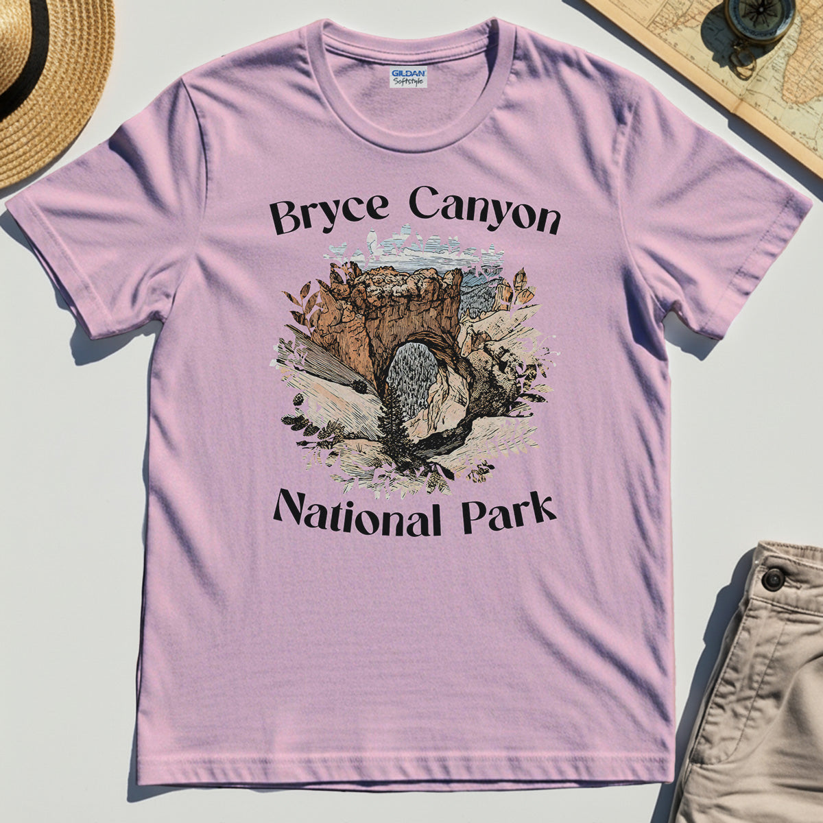 Retro Utah Nature Shirt For Outdoor Adventure & Campers 5