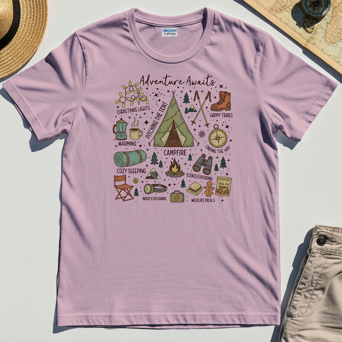 Camping Adventure Awaits T-Shirt 6
