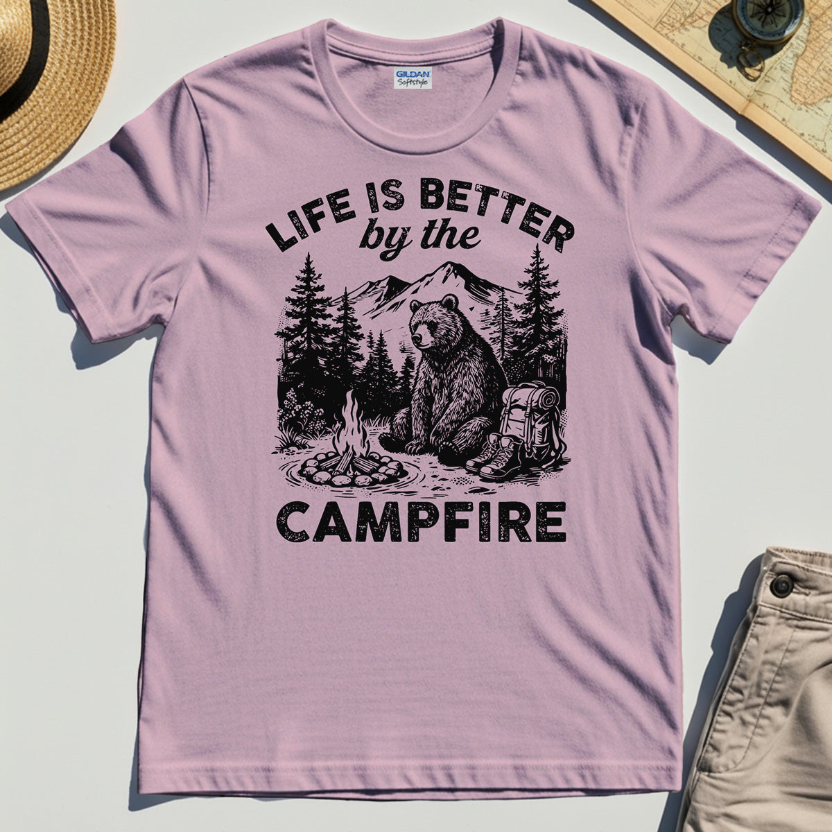"Life Is Better By The Campfire" Quote Tee 5