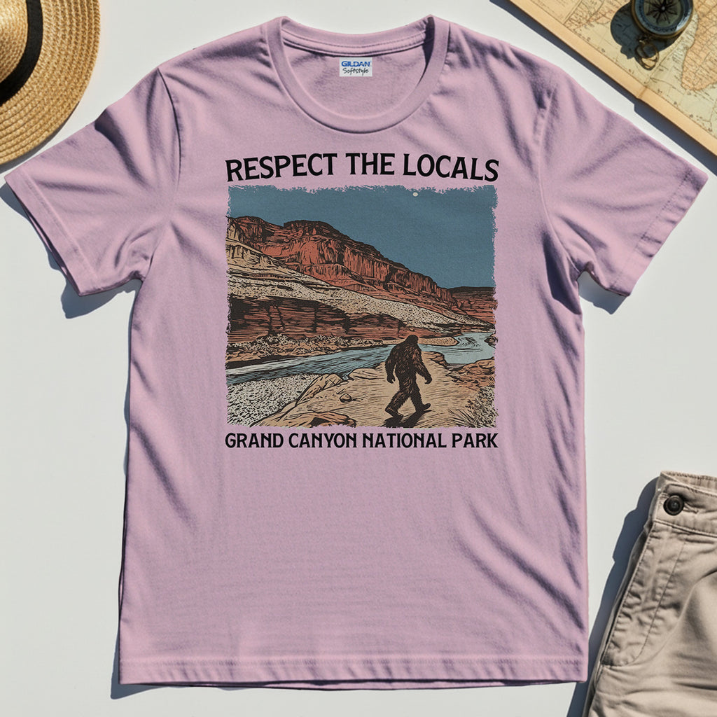 Respect The Locals Grand Canyon National Park T-Shirt 5