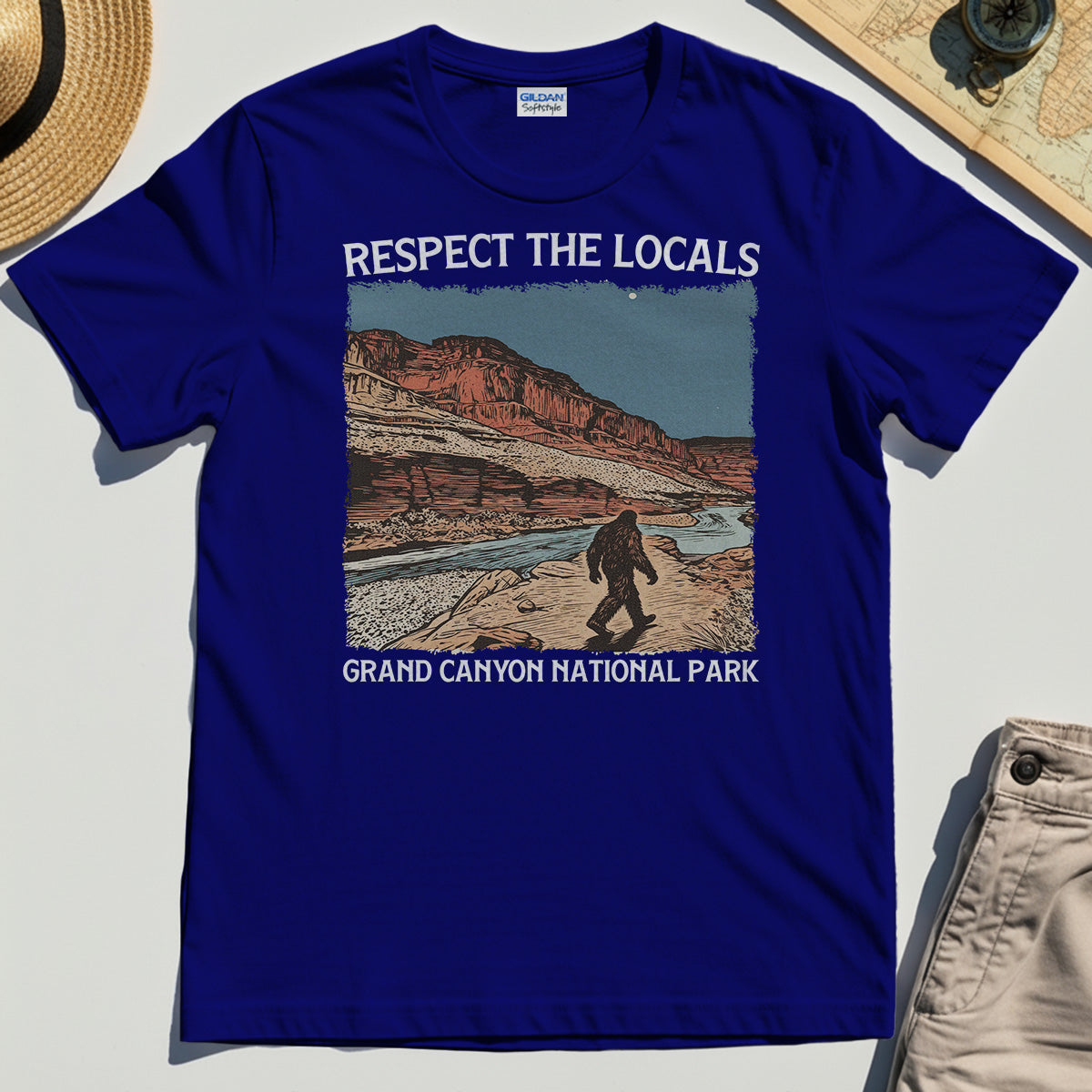 Respect The Locals Grand Canyon National Park T-Shirt 6