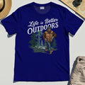 Bigfoot Life Is Better Outdoors T-Shirt, Retro Camping Graphic Tee for Outdoor Adventurers 6