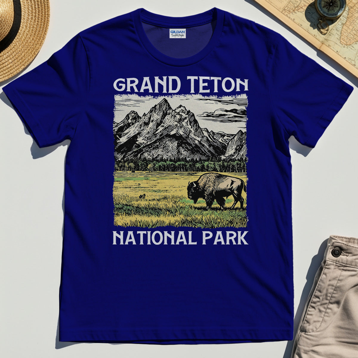 Vintage Grand Teton National Park T-Shirt 6