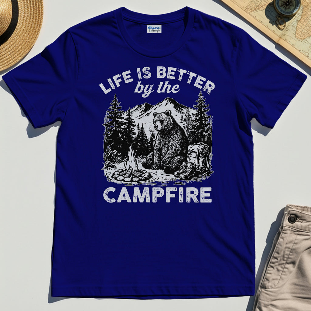 "Life Is Better By The Campfire" Quote Tee 6
