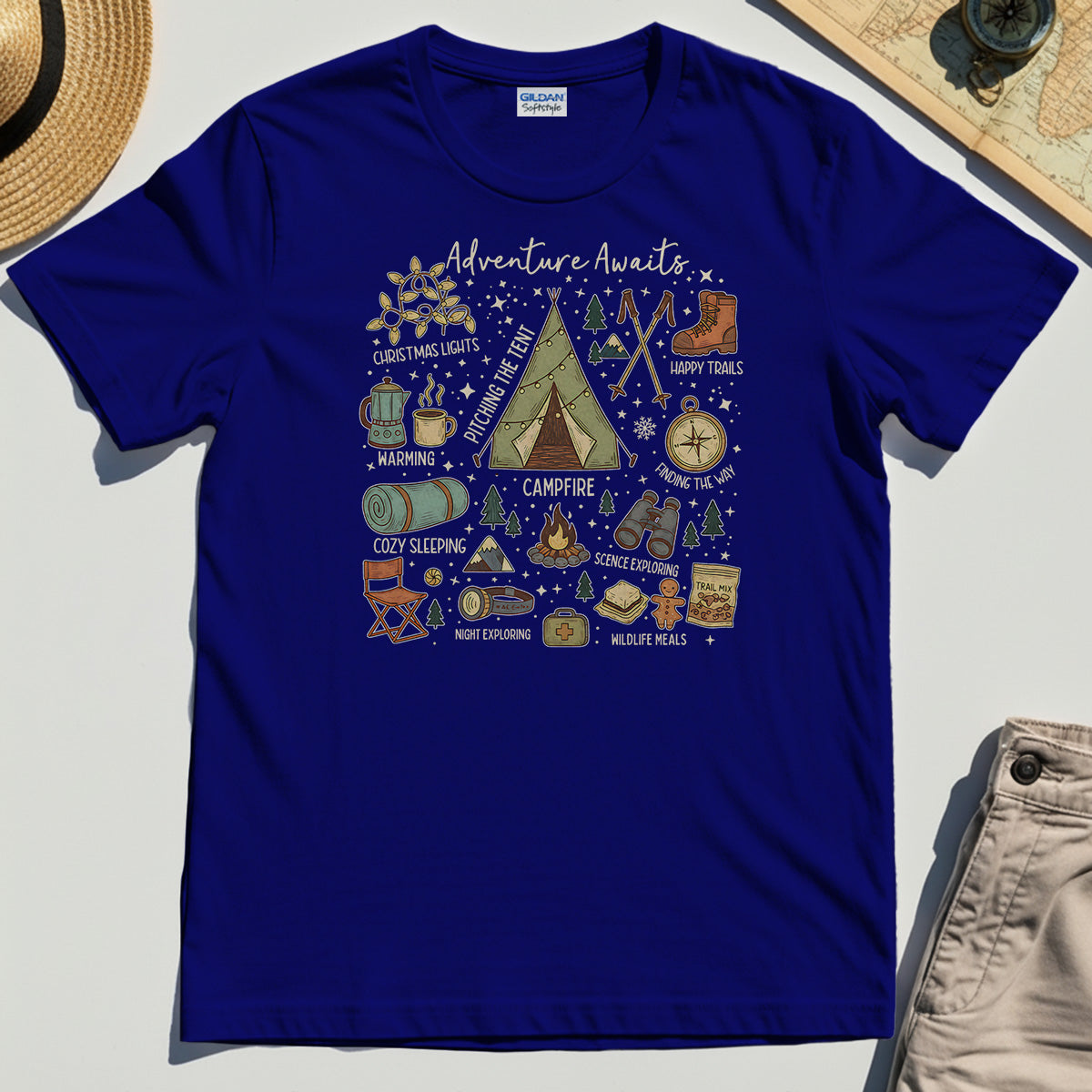 Camping Adventure Awaits T-Shirt 7