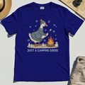 Funny Goose 'Just A Camping Goose' Outdoor Holiday Tee 6