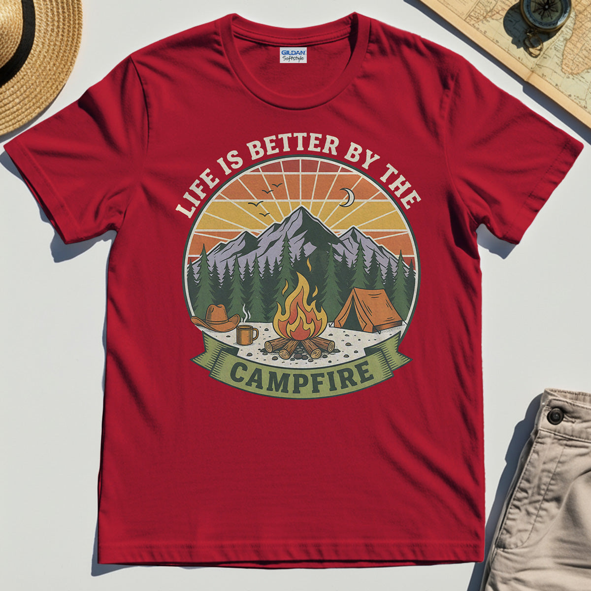 Life Is Better By The Campfire T-Shirt 7