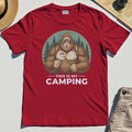 Funny Bigfoot Camping T-Shirt 