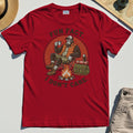 Funny Bigfoot Camping T-Shirt, 