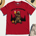 Let’s Go Camping Shirt, Funny Beer Drinking Bear Graphic Tee For Outdoor & Camping Lovers 7