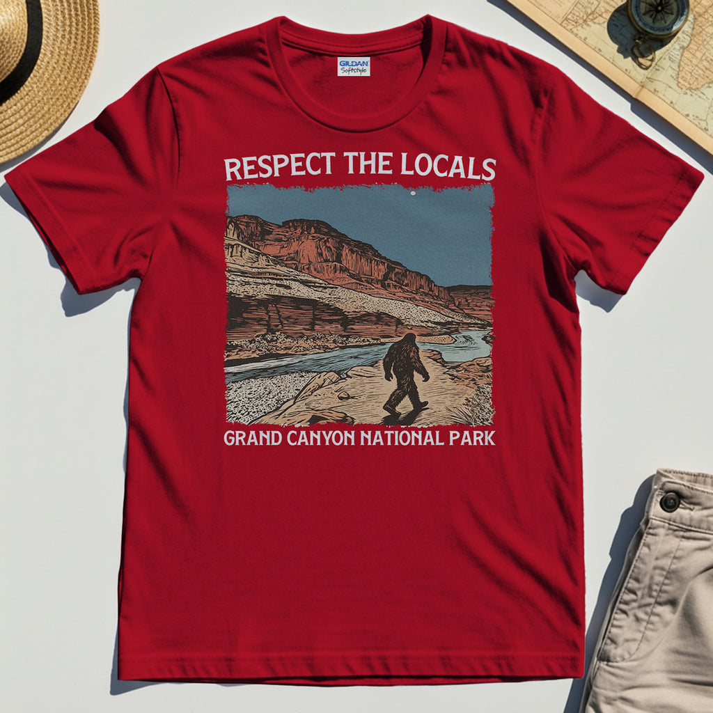 Respect The Locals Grand Canyon National Park T-Shirt 7