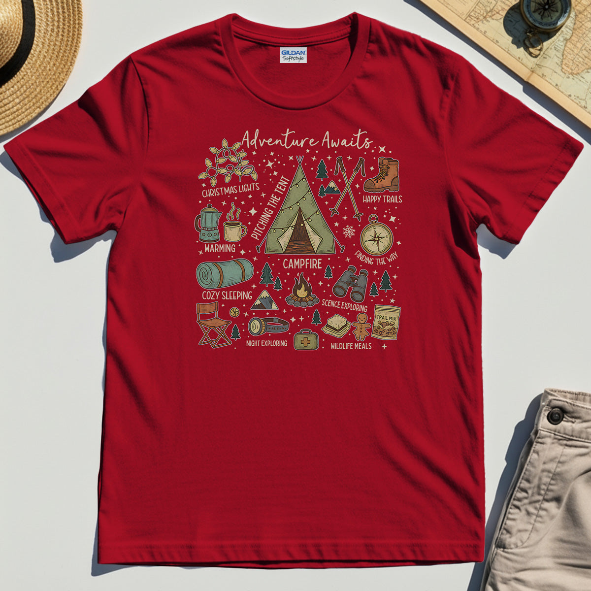 Camping Adventure Awaits T-Shirt 8