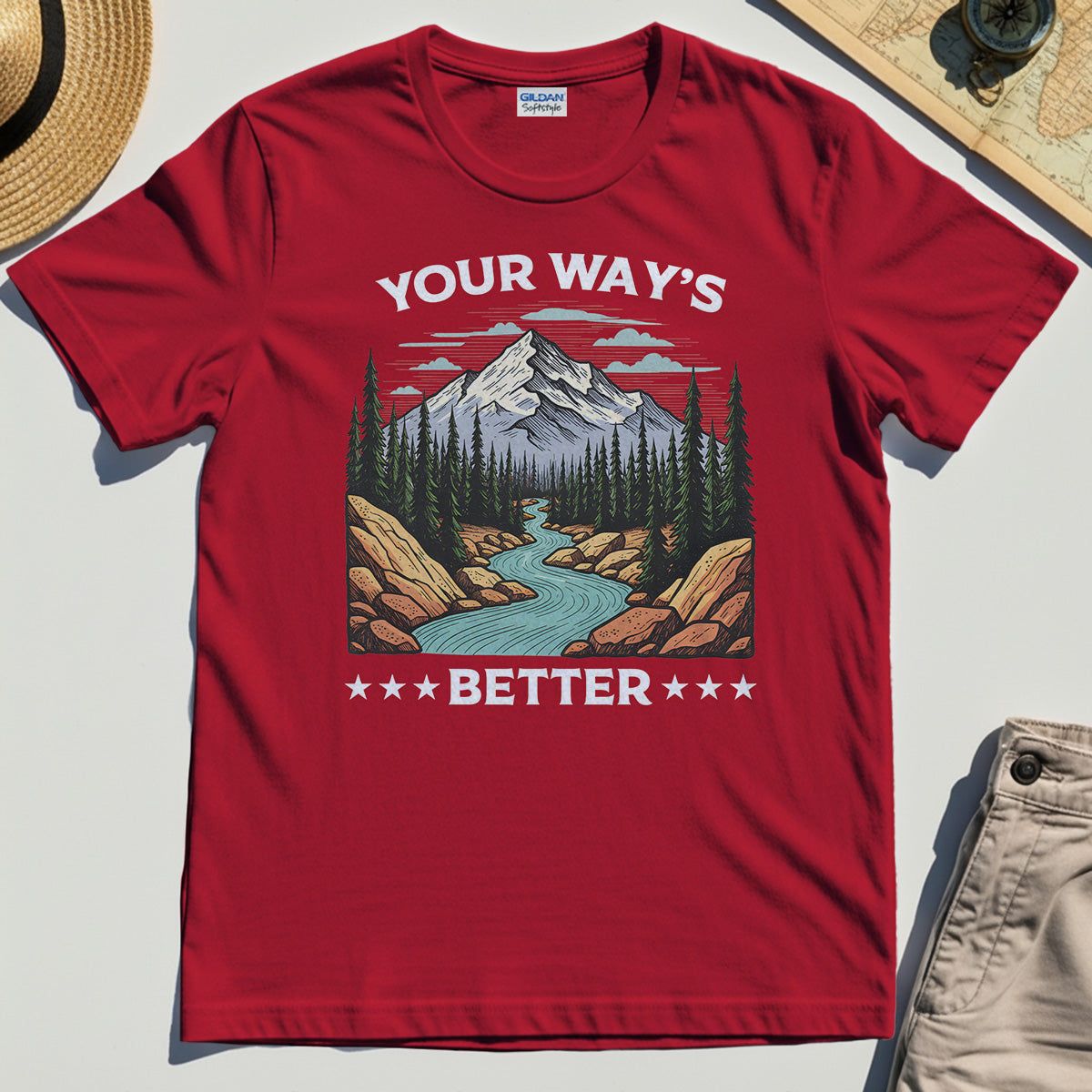 "Your Way’s Better" Inspirational Tee for Outdoor Campers 7
