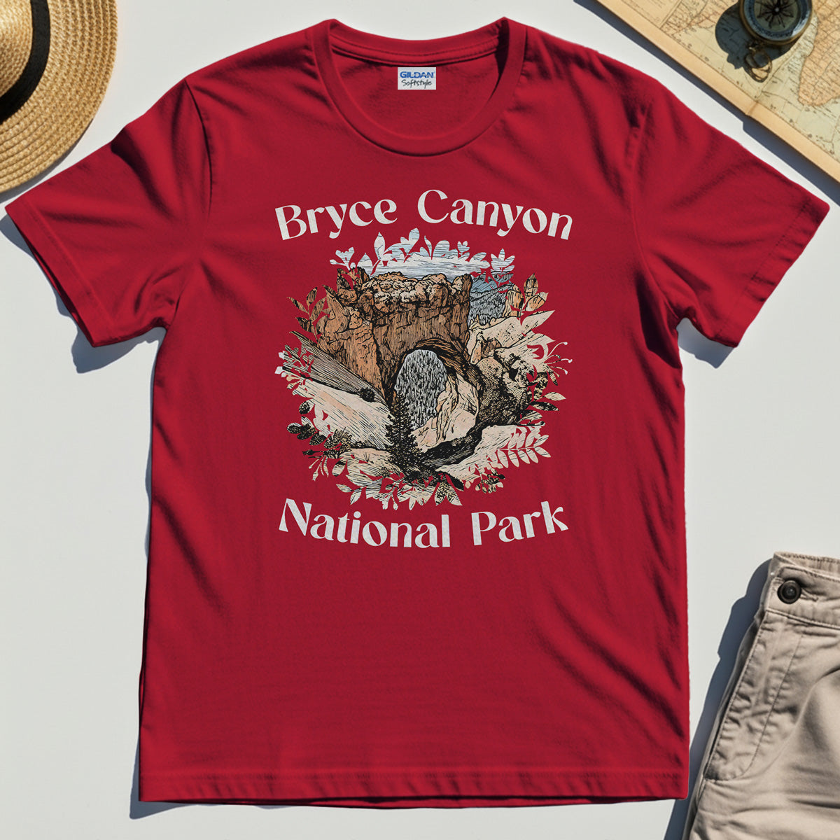 Retro Utah Nature Shirt For Outdoor Adventure & Campers 7