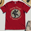 Dancing Through The Lightning Strikes Camping Bears T-Shirt 7