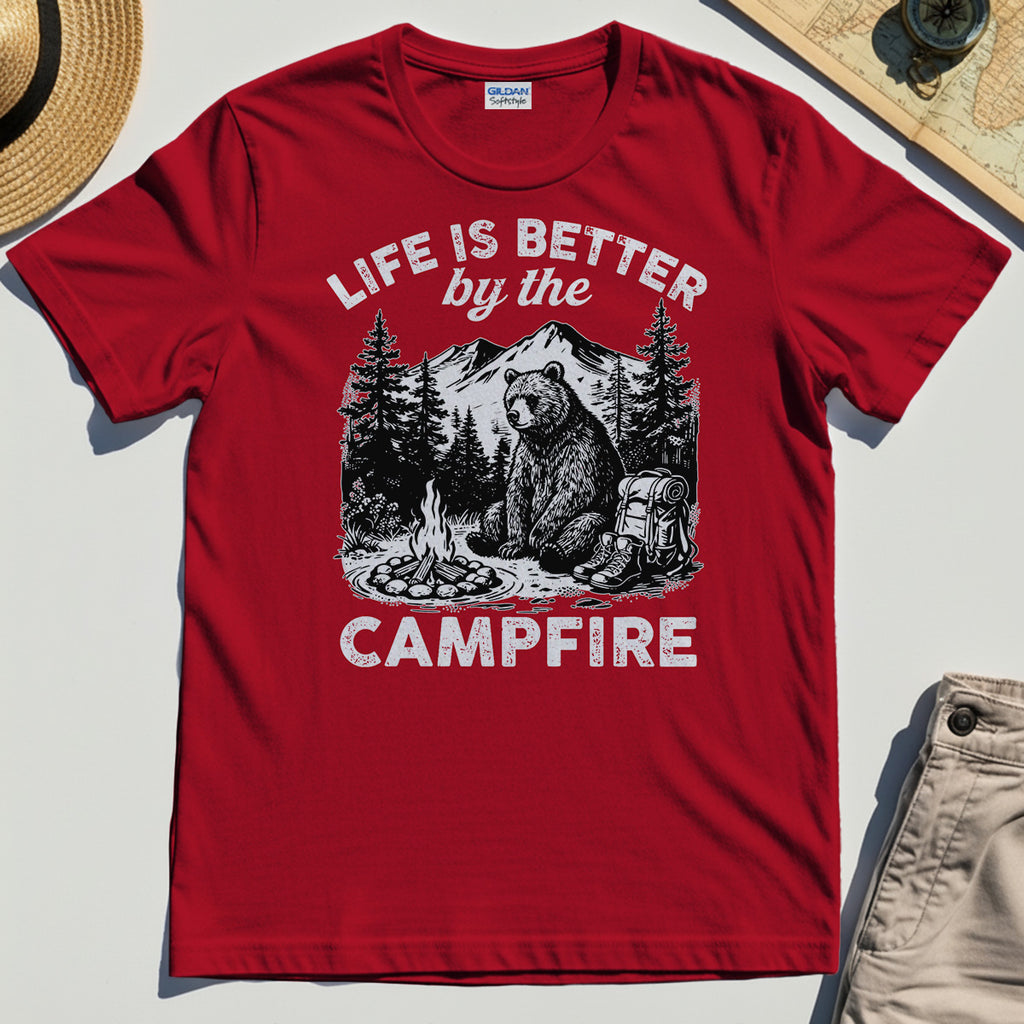 "Life Is Better By The Campfire" Quote Tee 7