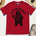 Let’s Go Camping Funny Bear Drinking Beer T-Shirt 8