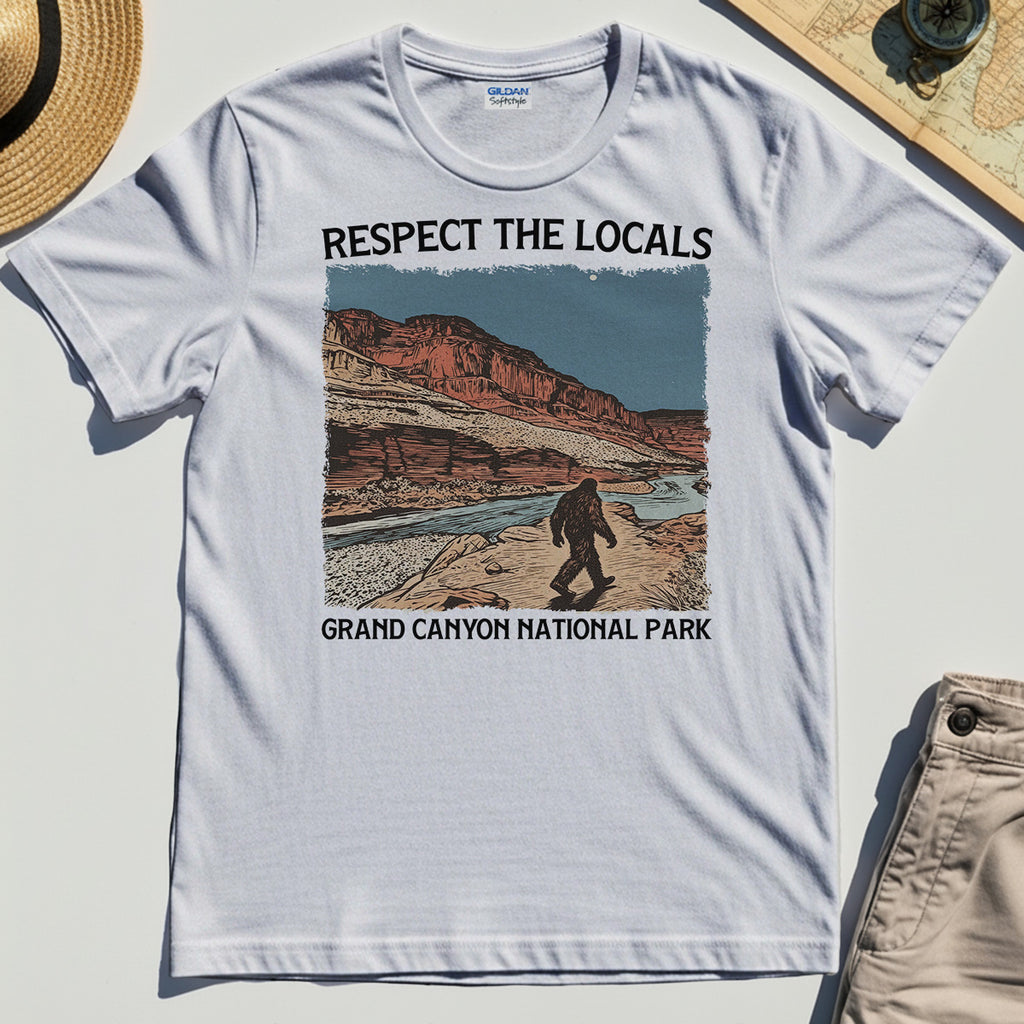 Respect The Locals Grand Canyon National Park T-Shirt 8