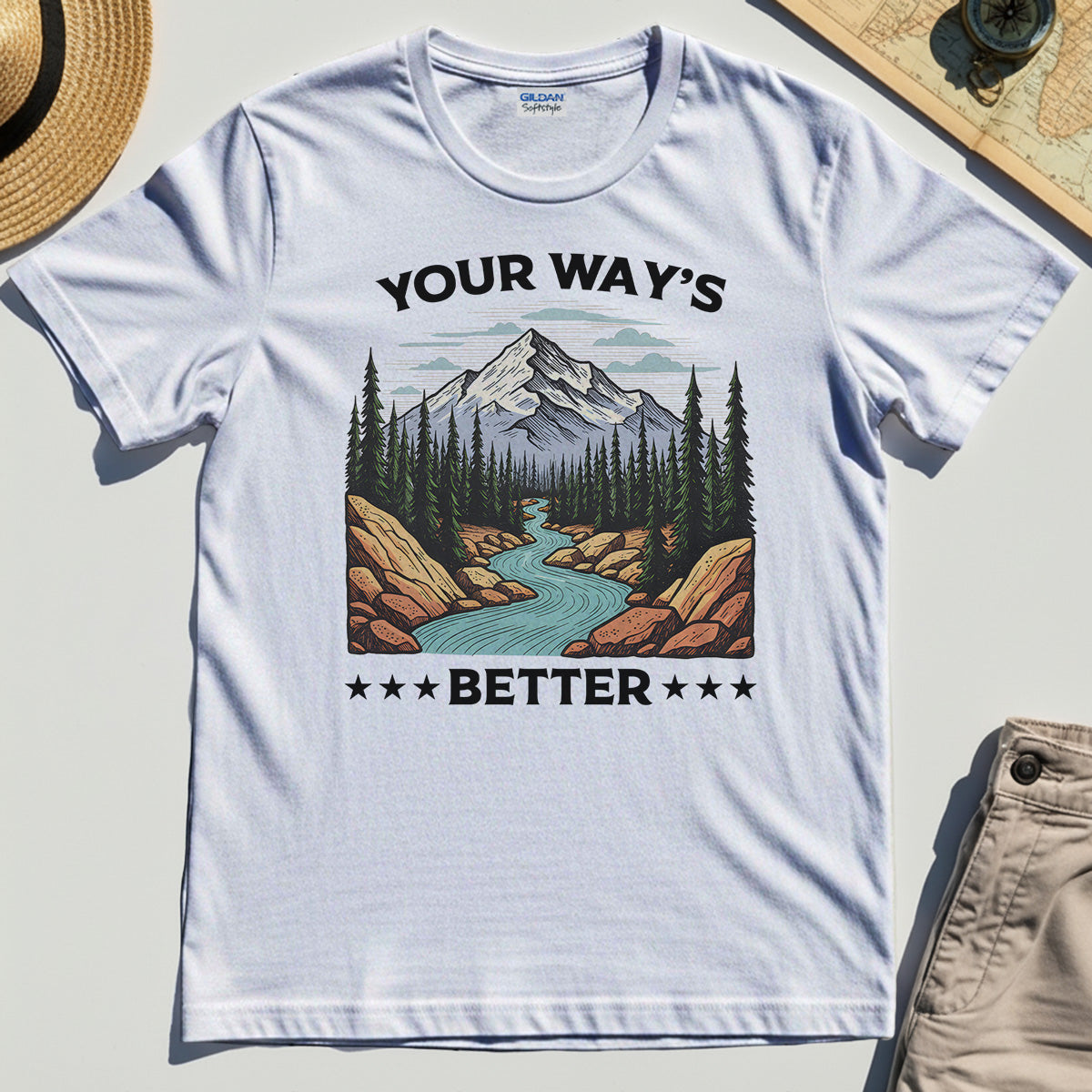"Your Way’s Better" Inspirational Tee for Outdoor Campers 8