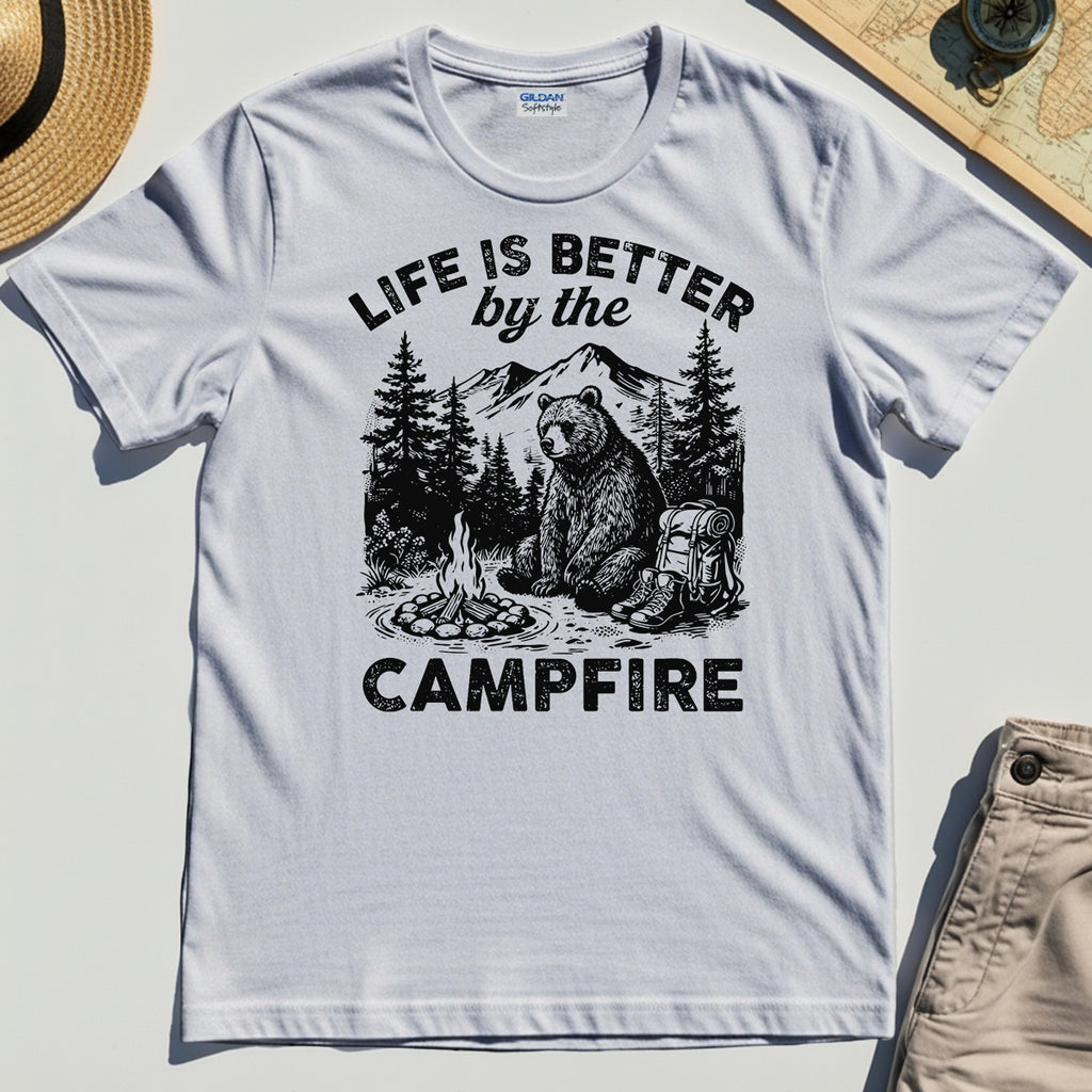 "Life Is Better By The Campfire" Quote Tee 8