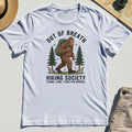 Out of Breath Hiking Society T-Shirt, Funny Sasquatch Outdoor Camping Tee 8