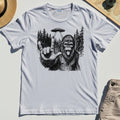 Funny Bigfoot Rock On T-Shirt 8