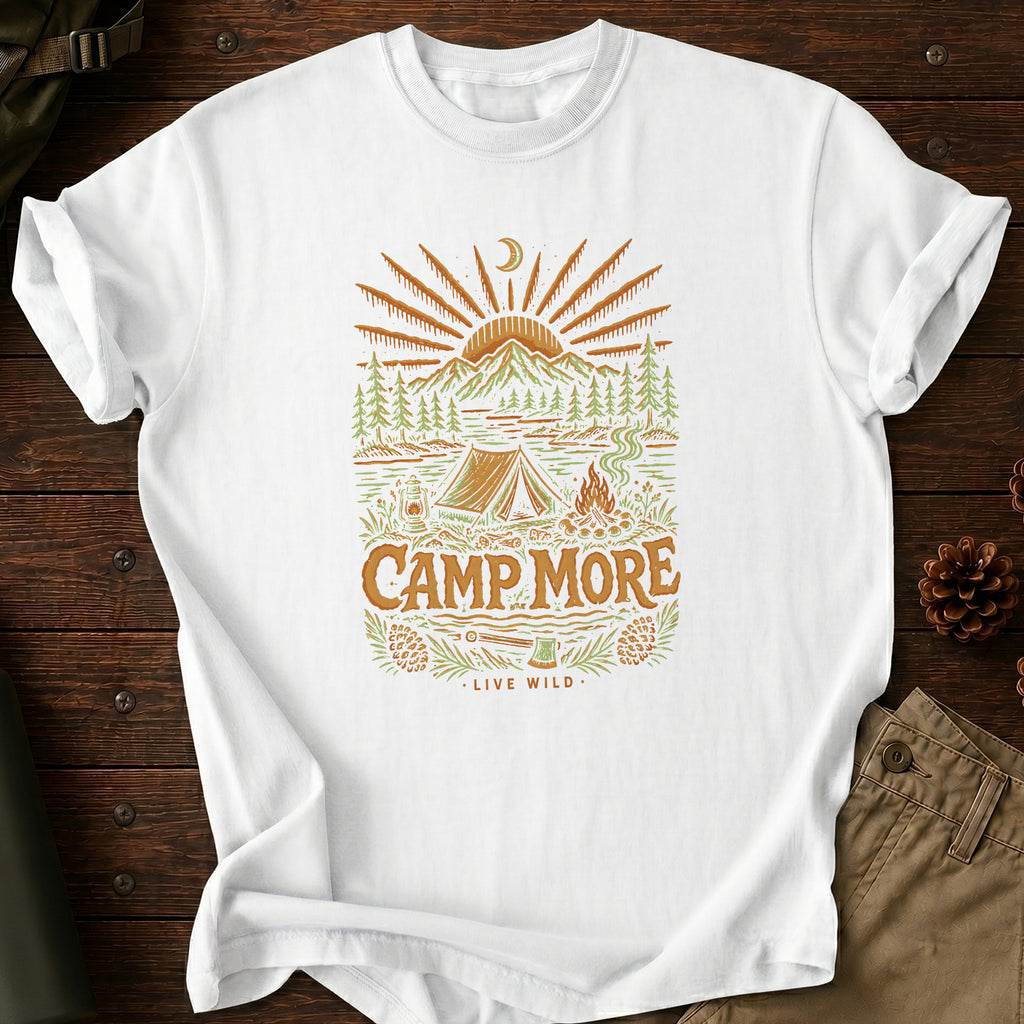 Camp More Live Wild T-Shirt