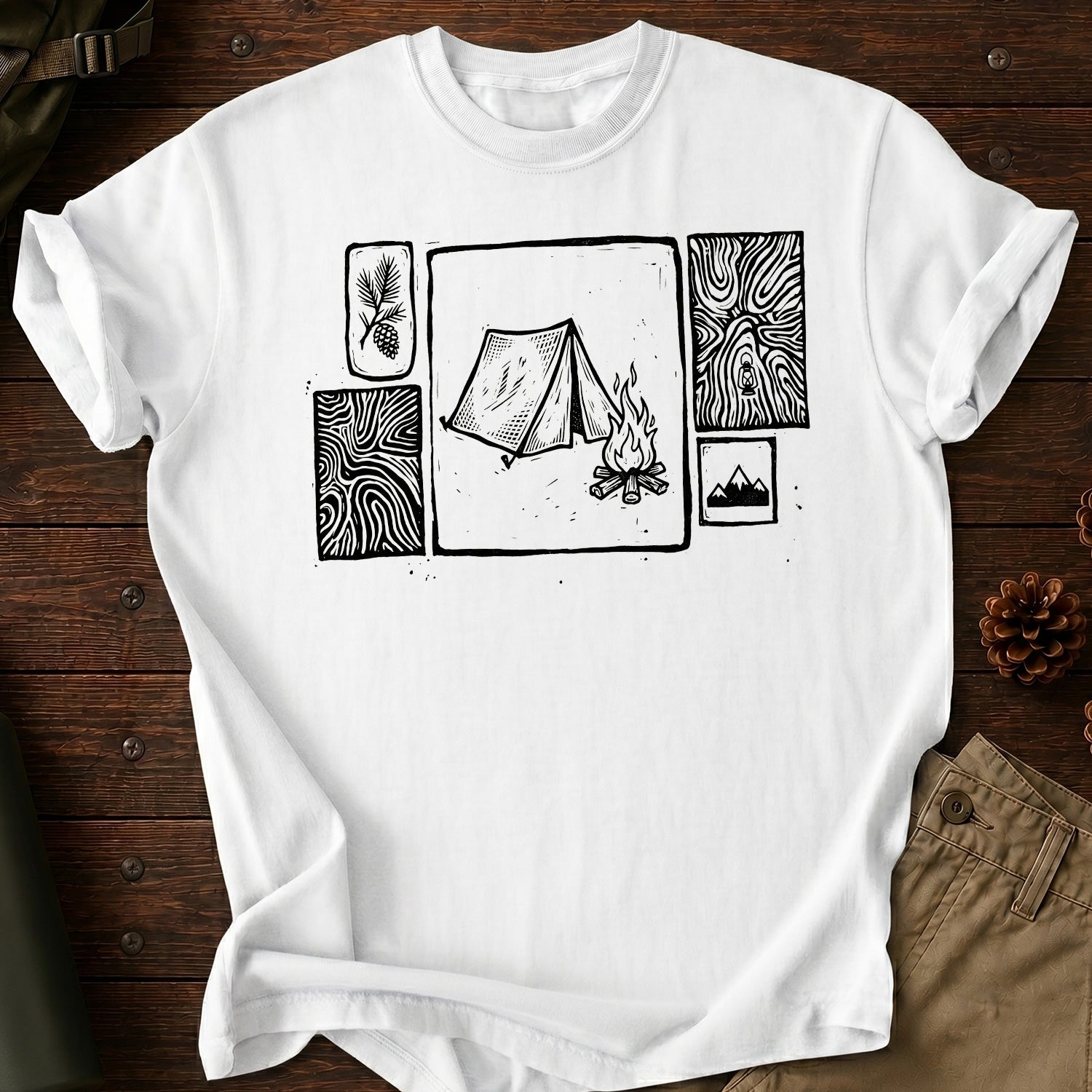 Tent Camping T-Shirt