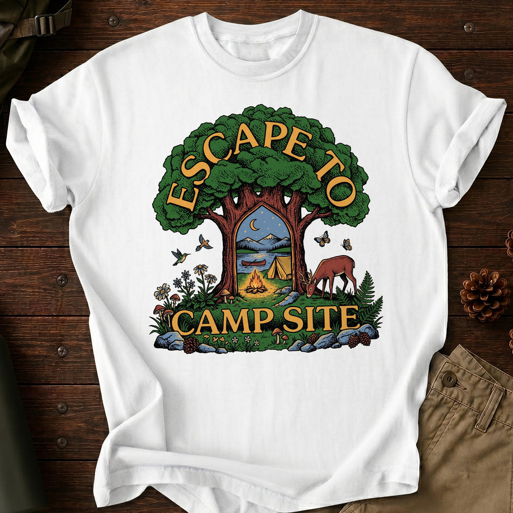 Escape To Campsite T-Shirt