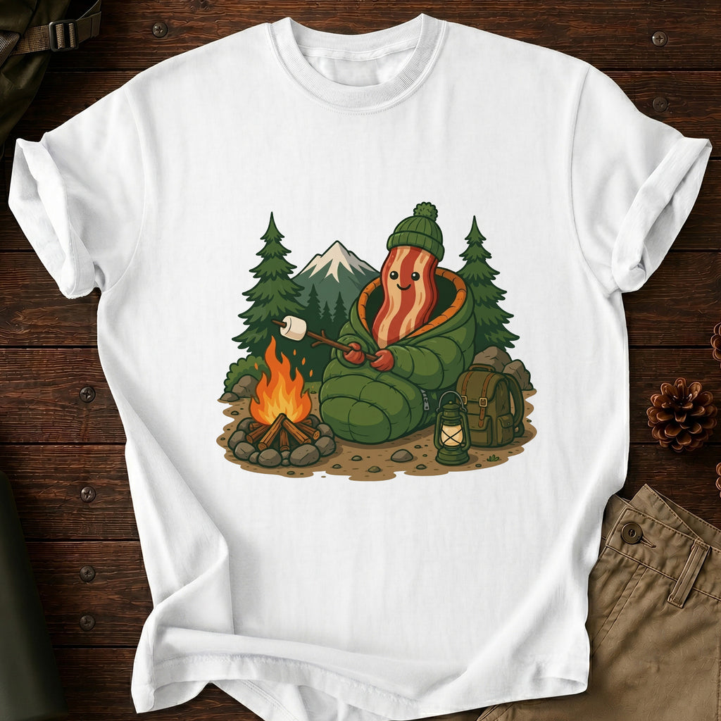 Camping Bacon T-Shirt