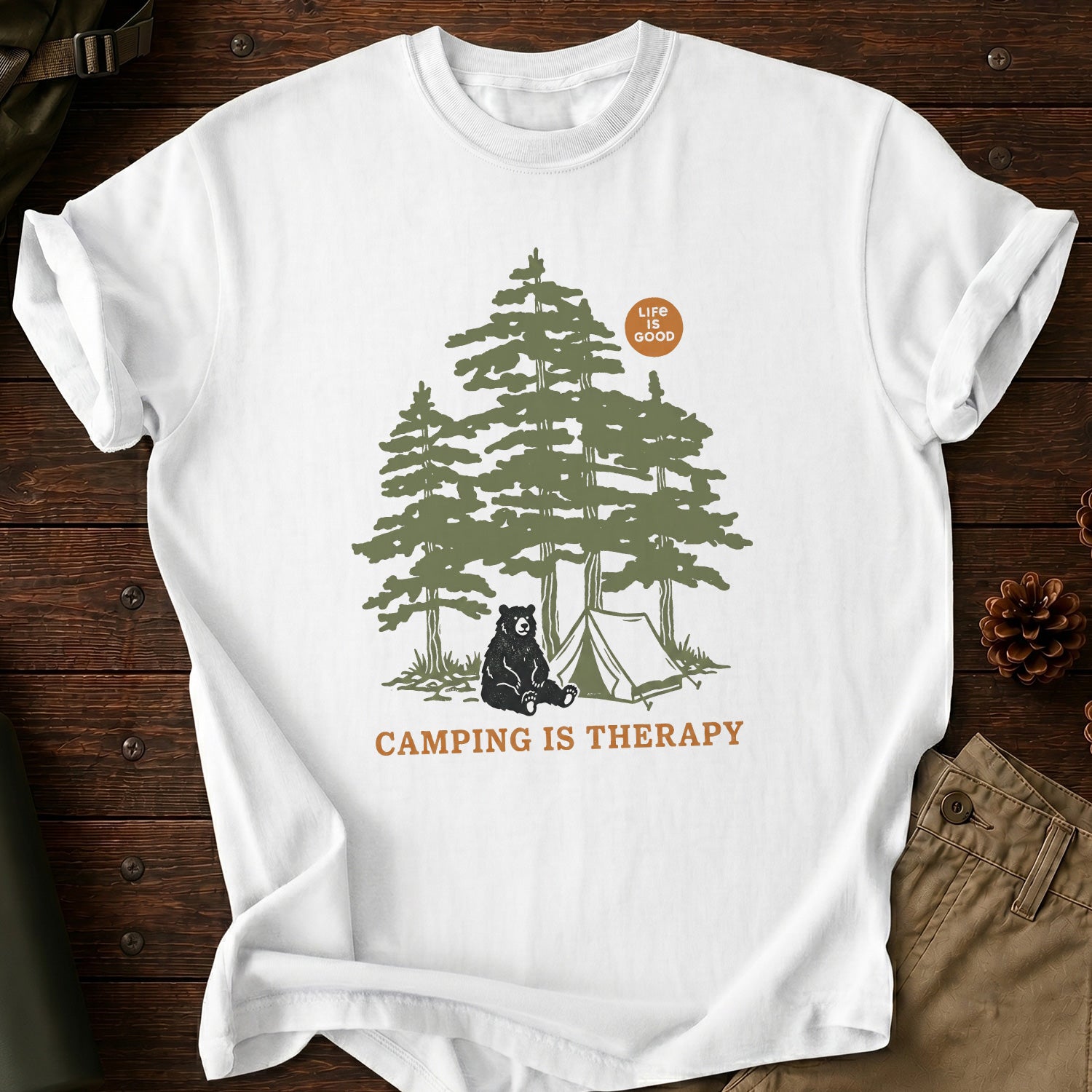 Camping Is Therapy T-Shirt