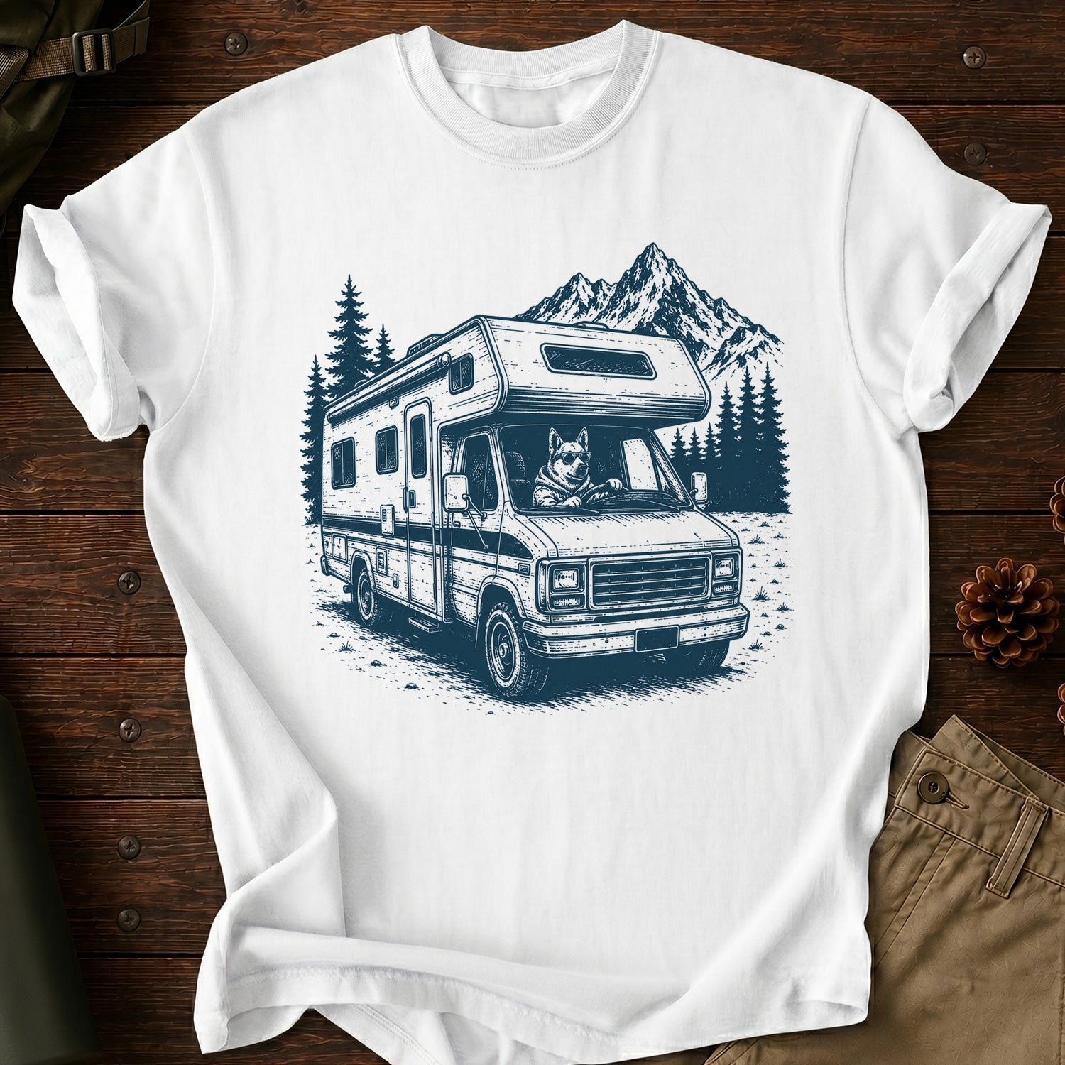 Driving Dog T-Shirt