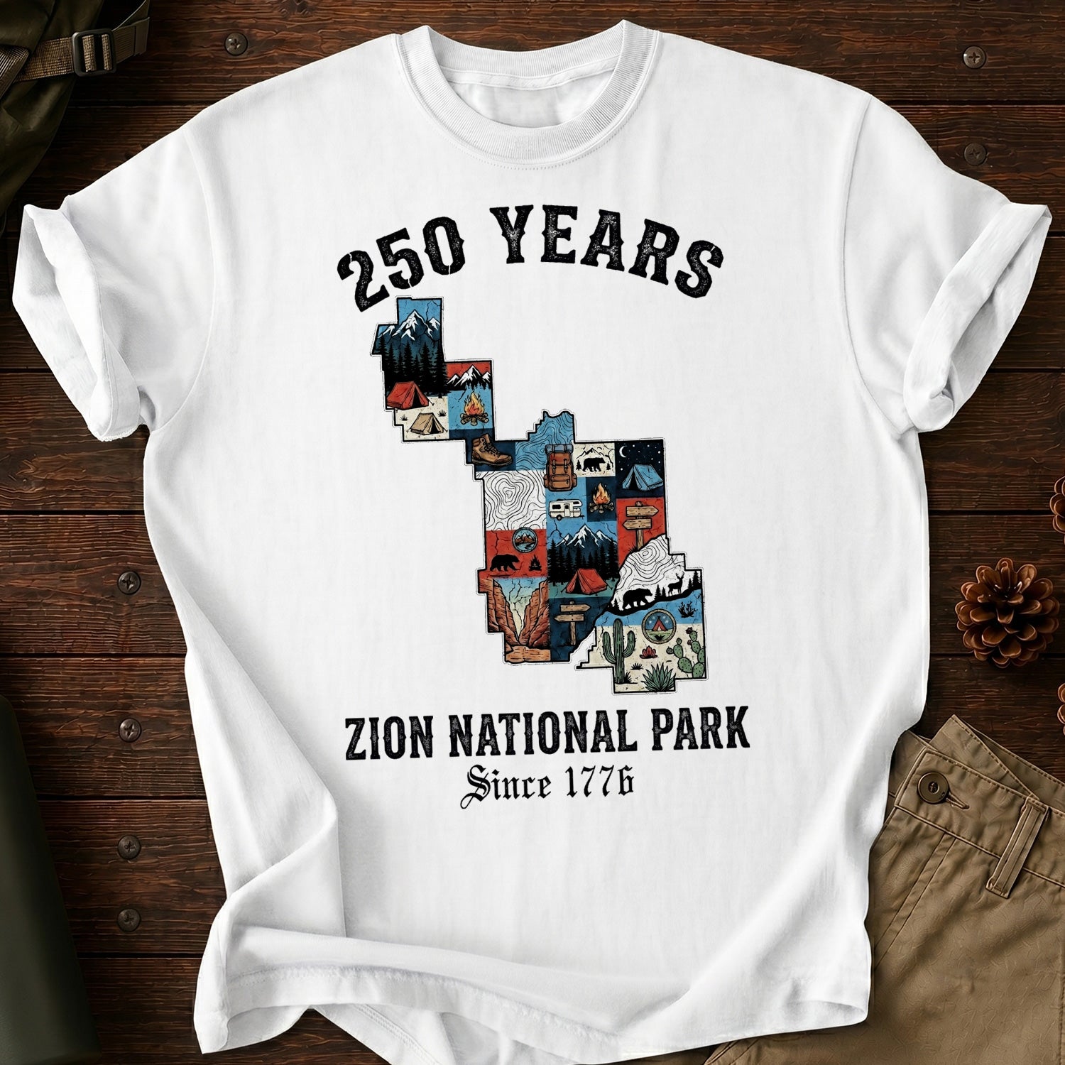 250 Years Zion Park T-Shirt