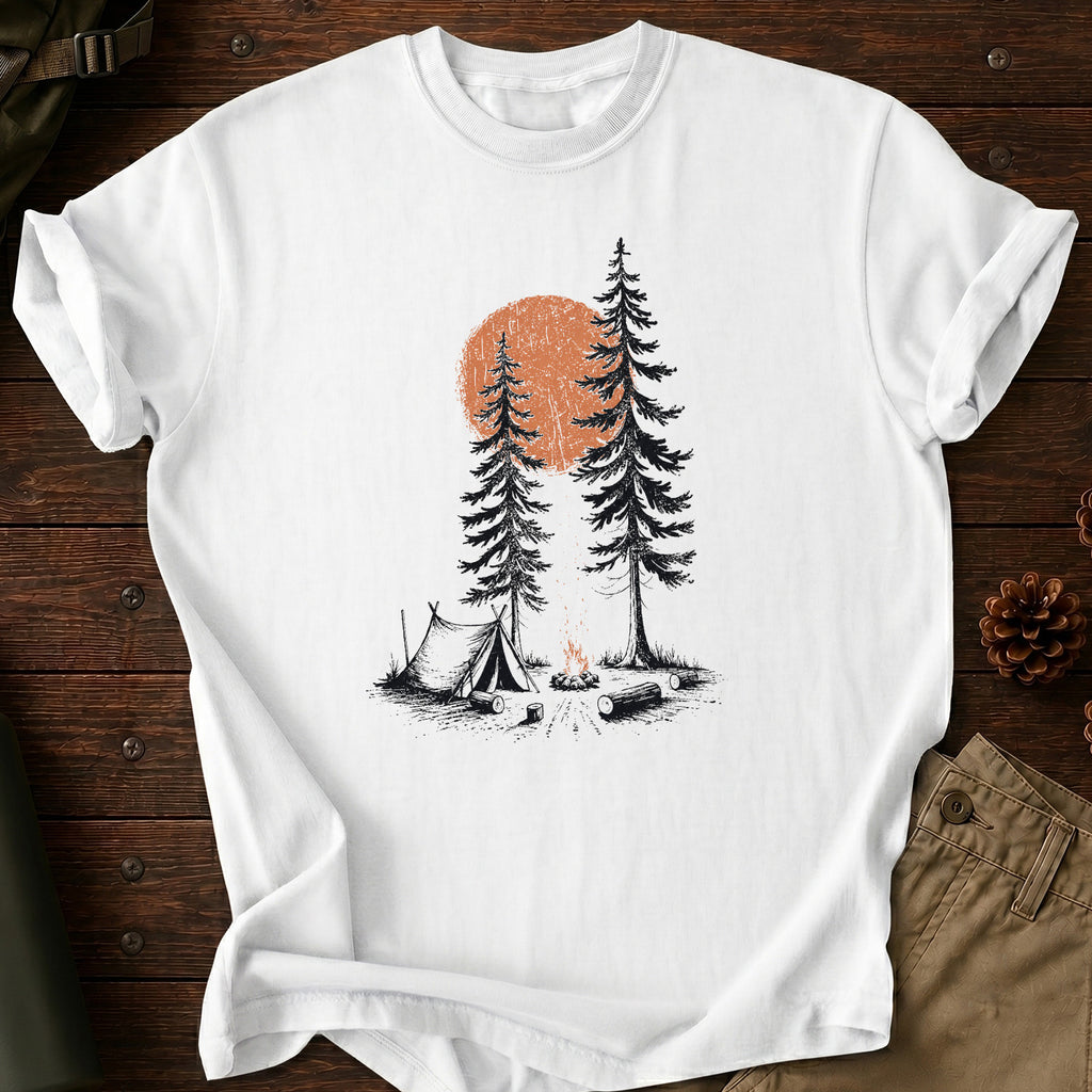 Sunset In Forest T-Shirt
