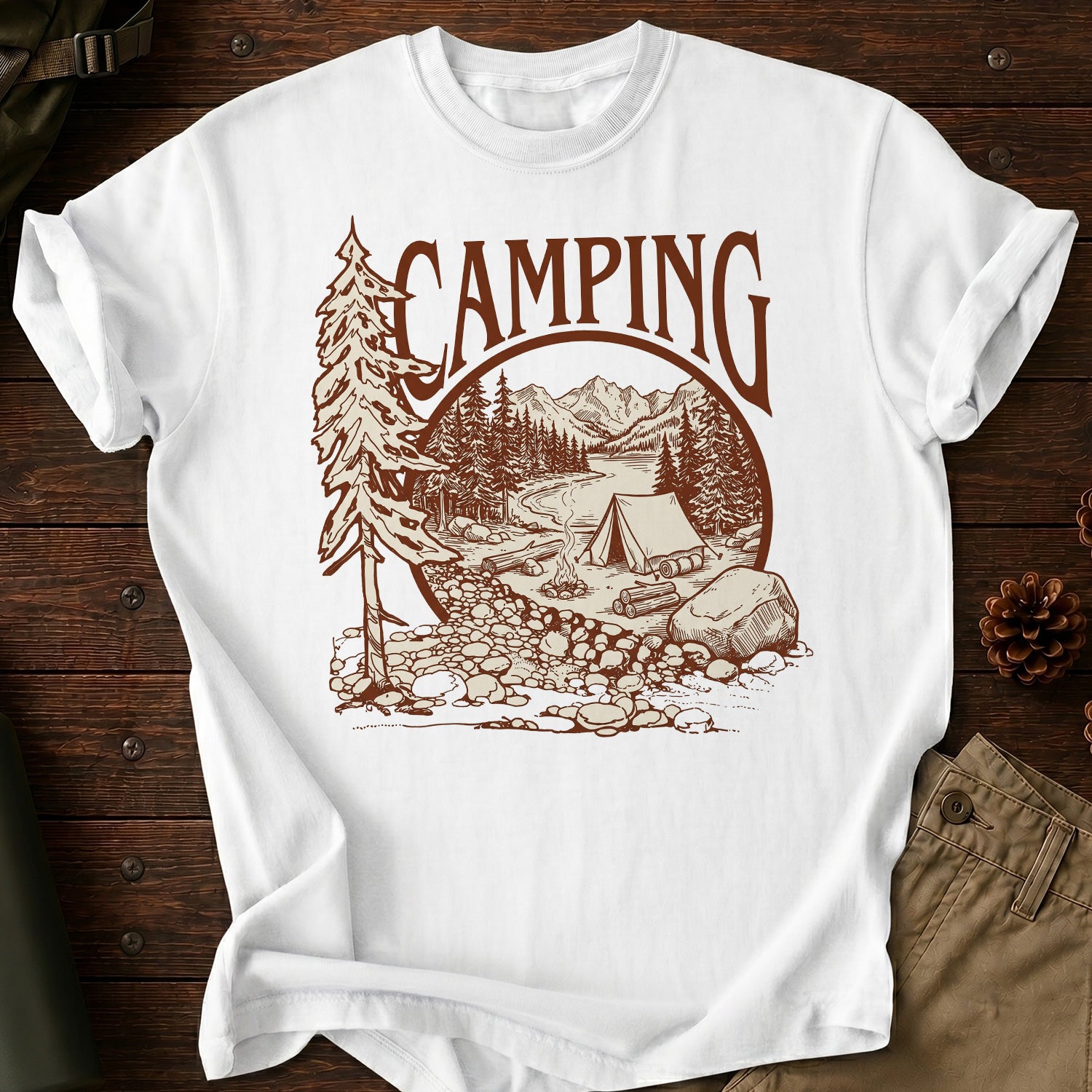 Camping Retro T-Shirt