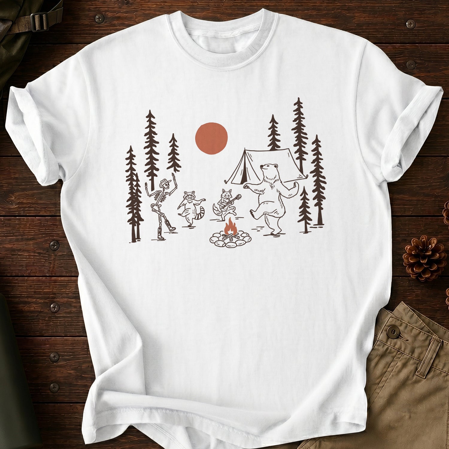 Midnight Forest Jam Session T-Shirt